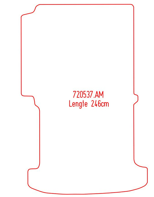 Laadvloermat Volkswagen T5 / T6 (2015-2015)
