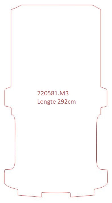 Laadvloermat Volkswagen T6 (2015-2024)