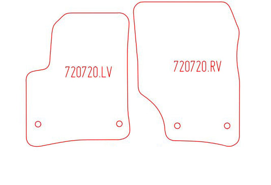 Automatten Porsche Cayenne (2002-2010)