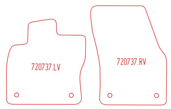 Automatten Volkswagen Tiguan (2016-2023)