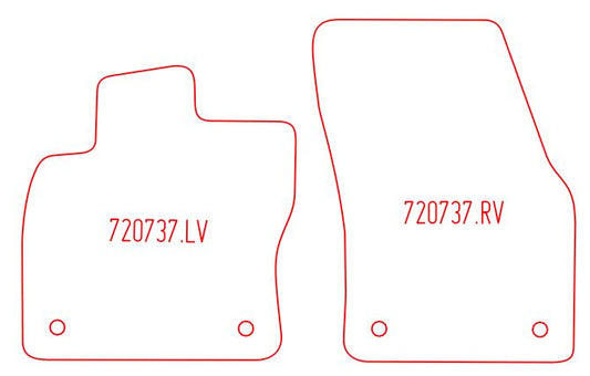 Automatten Volkswagen Tiguan (2016-2023)