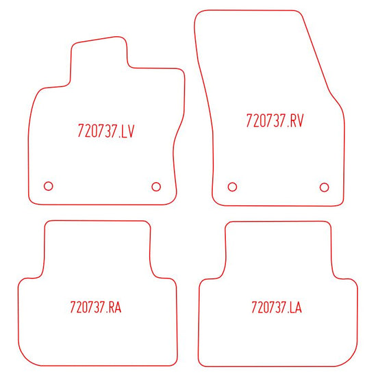 Automatten Volkswagen Tiguan (2016-2023)