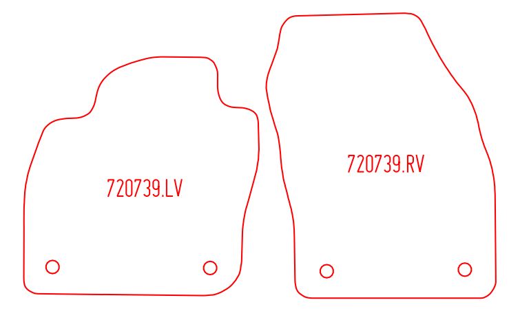 Automatten Volkswagen T-Cross (2018-Heden)
