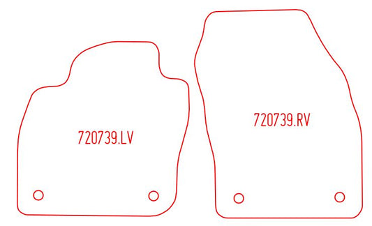 Automatten Volkswagen T-Cross (2018-Heden)