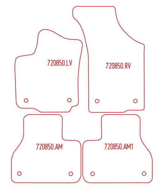 Automatten Volkswagen Phaeton (2002-2016)