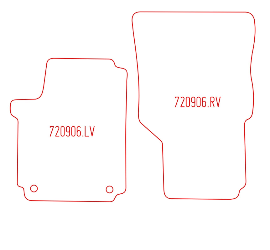 Automatten Volkswagen Amarok (2010-2022)