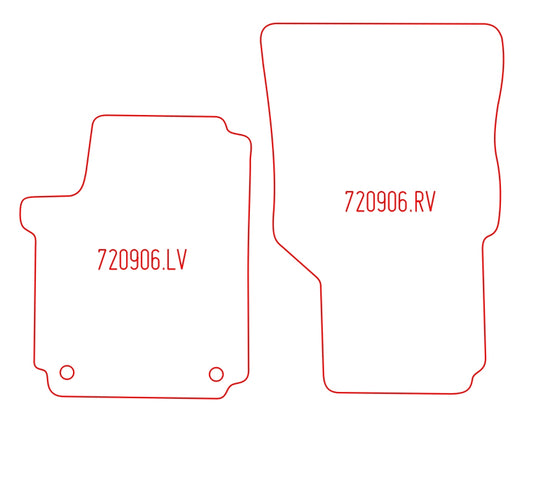 Automatten Volkswagen Amarok (2010-2022)