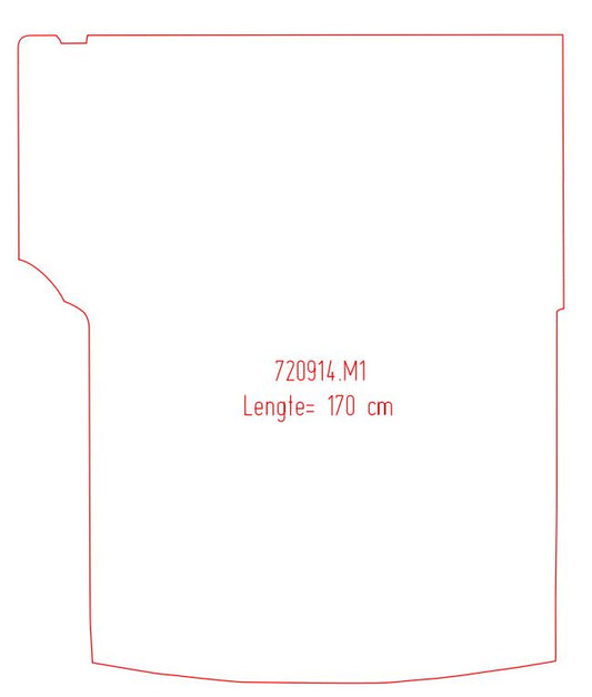 Laadvloermat Volkswagen Caddy (2020-Heden)