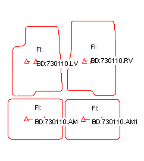 Automatten Volvo 240 sedan / 240 Estate stationwagon (1982-1993)