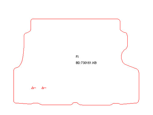 Kofferbakmat Volvo 440 (1988-1997)