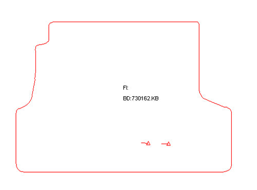 Kofferbakmat Volvo 460 (1988-1993)