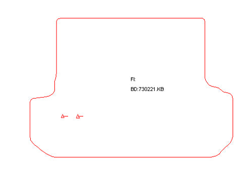 Kofferbakmat Volvo 940 Estate (1990-1998)