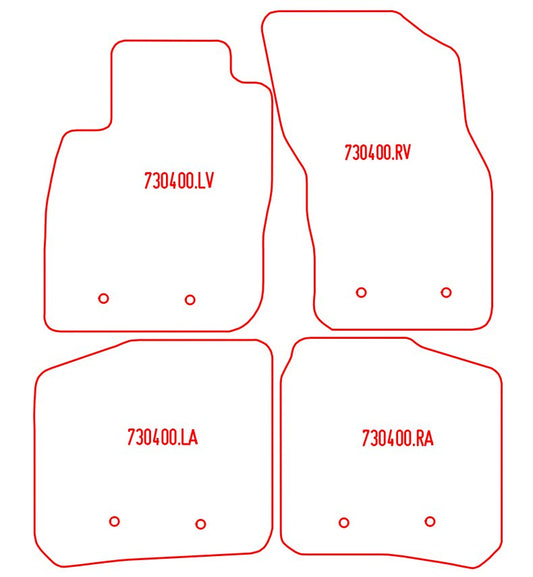 Automatten Volvo V40 (2000-2004)
