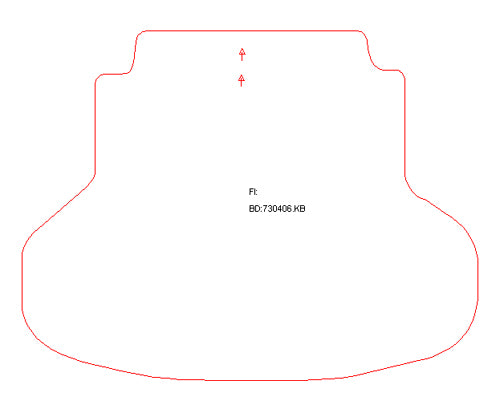 Kofferbakmat Volvo V40 (2000-2000)
