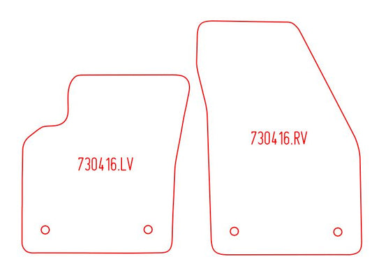 Automatten Volvo S40 (2004-2012)