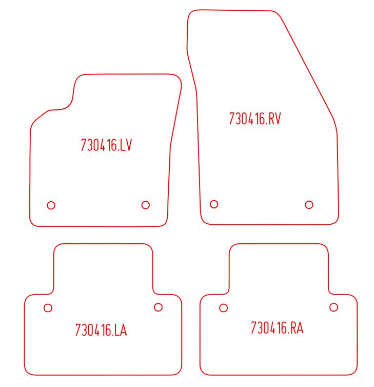 Automatten Volvo S40 (2004-2012)