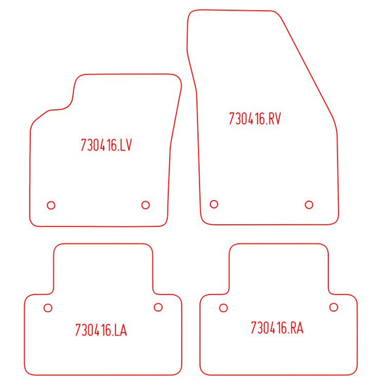 Automatten Volvo S40 (2004-2012)
