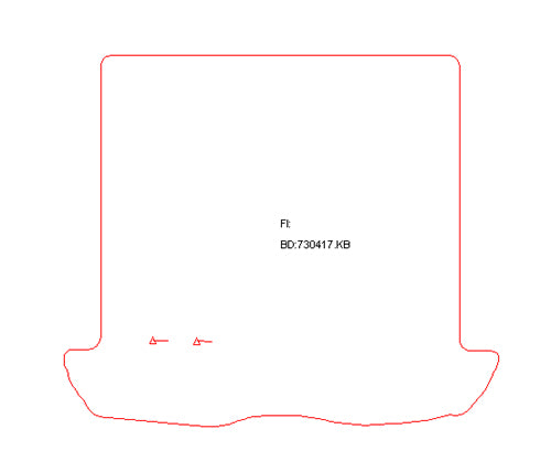 Kofferbakmat Volvo V50 (2004-2012)