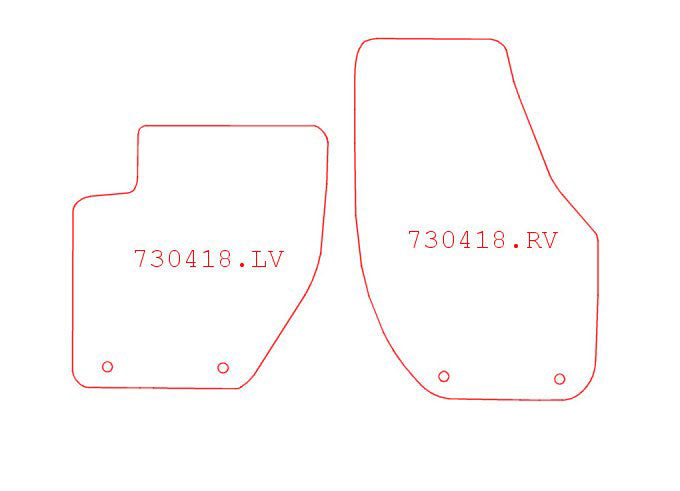 Automatten Volvo V40 / V40 Cross Country (2013-Heden)