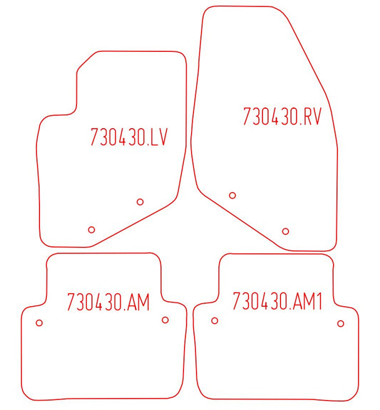 Automatten Volvo S80 (1998-2006)