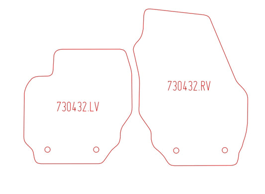 Automatten Volvo XC70 (2007-2016)