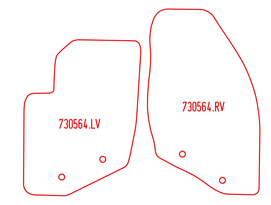 Automatten Volvo S60 (2000-2009)