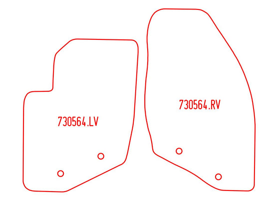 Automatten Volvo S60 (2000-2009)