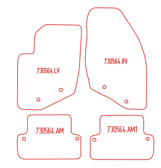 Automatten Volvo S60 (2000-2009)