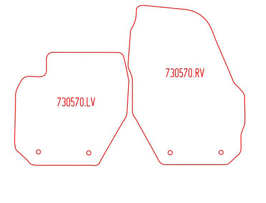 Automatten Volvo S60 (2010-2018)