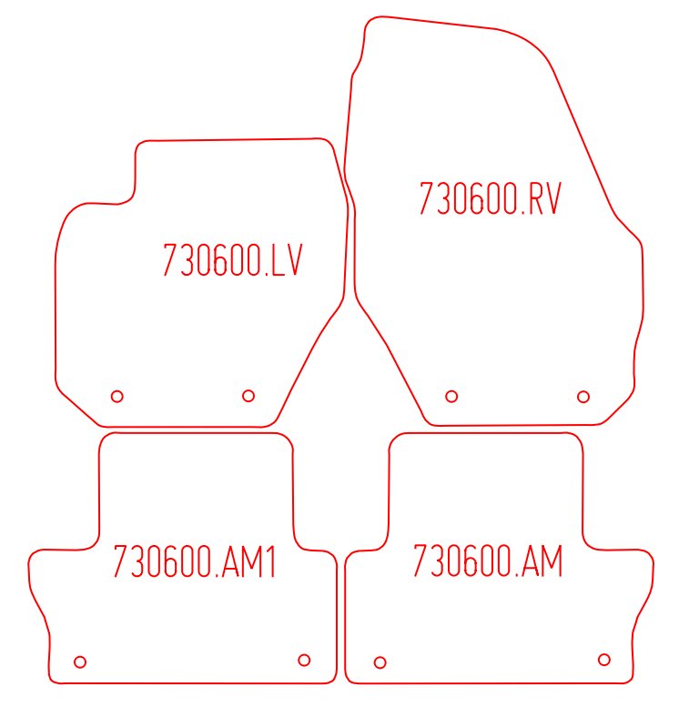 Automatten Volvo XC60 (2008-2017)