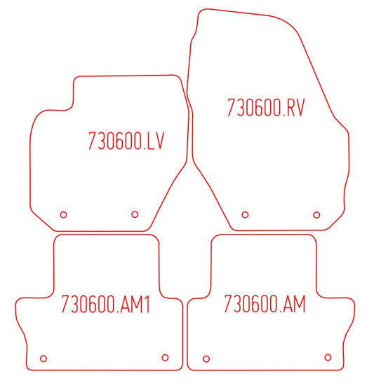 Automatten Volvo XC60 (2008-2017)