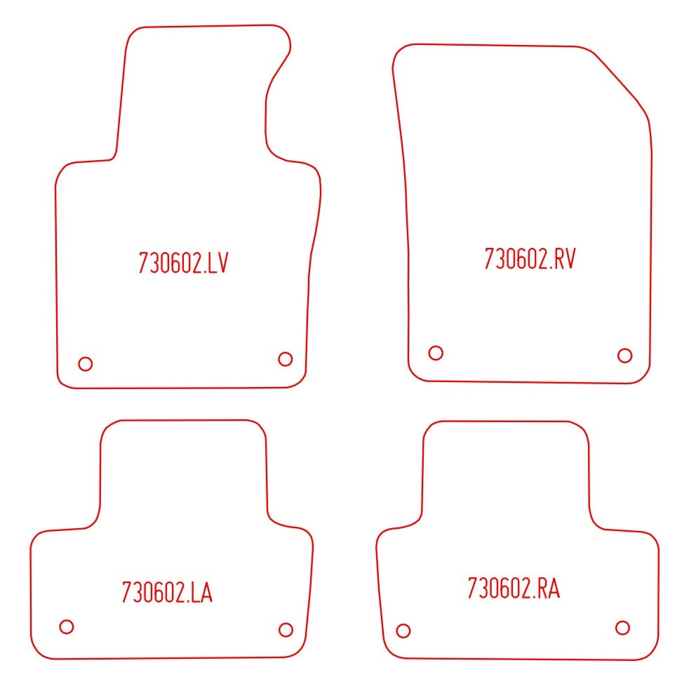 Automatten Volvo XC60 (2017-Heden)