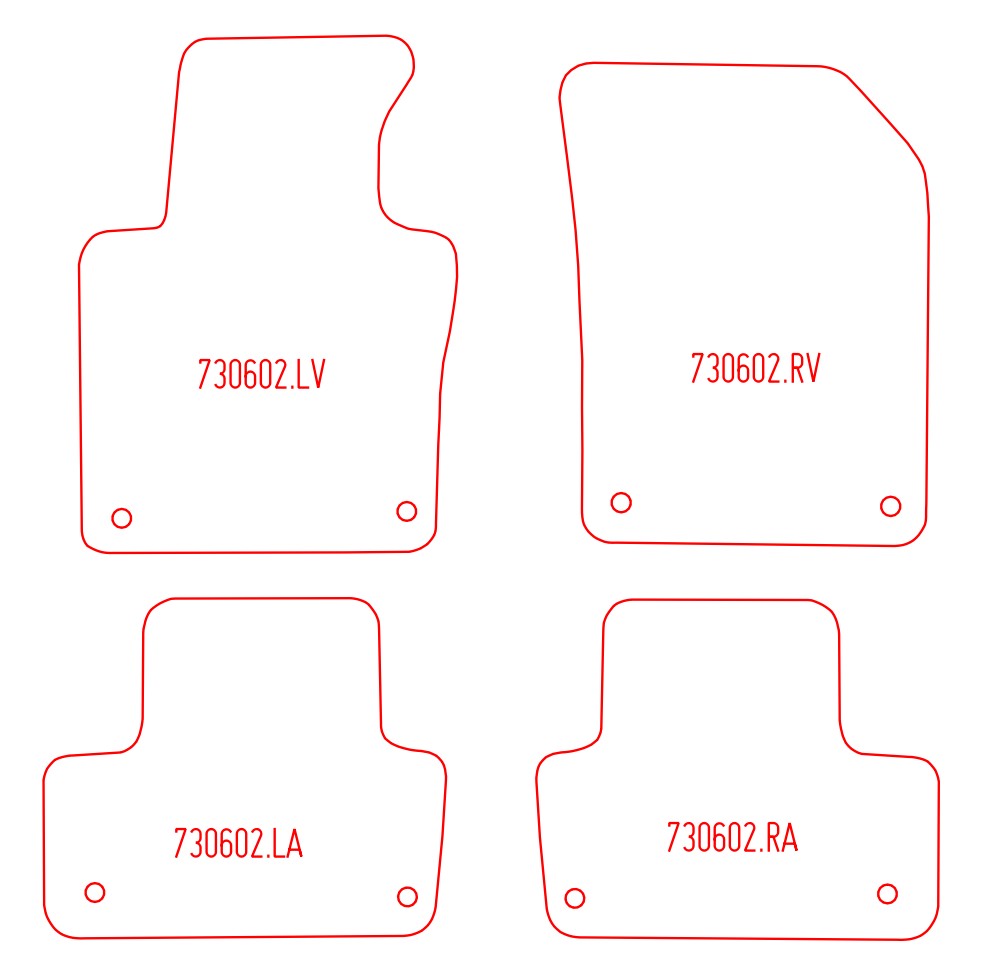 Automatten Volvo XC60 (2017-Heden)