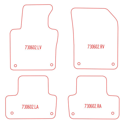 Automatten Volvo XC60 (2017-Heden)