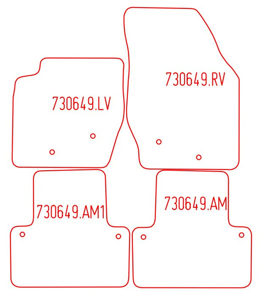Automatten Volvo XC90 (2002-2015)