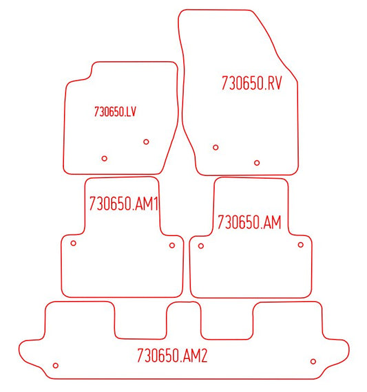 Automatten Volvo XC90 (2002-2015)
