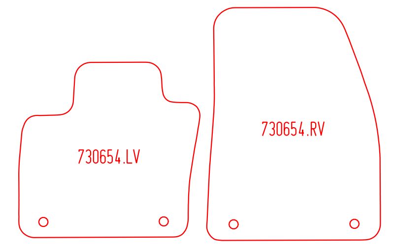Automatten Volvo XC40 / XC40 Recharge (hybride) (2020-2024)