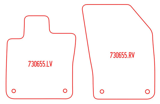 Automatten Volvo S60 (2018-Heden)