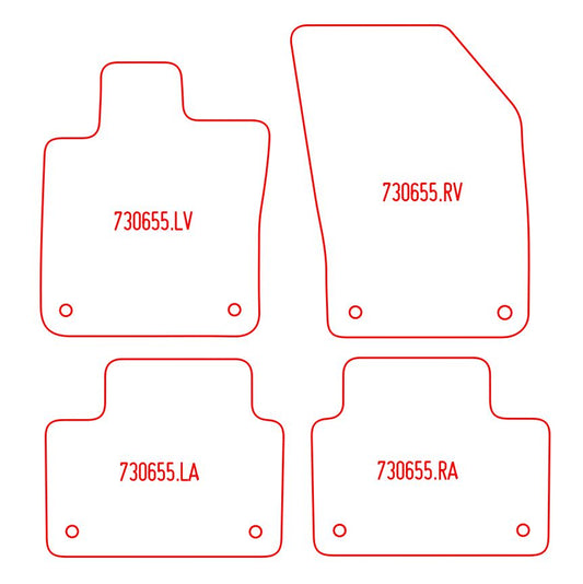 Automatten Volvo V60 (2018-Heden)