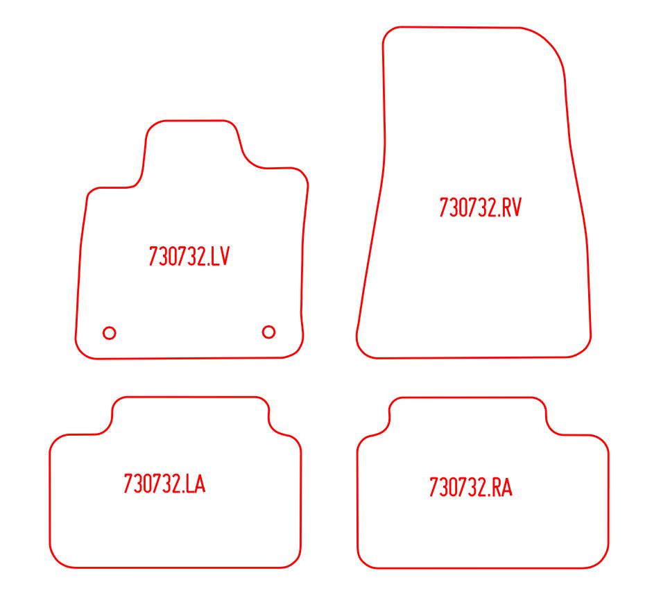 Automatten Volvo EC40 (2024-Heden)