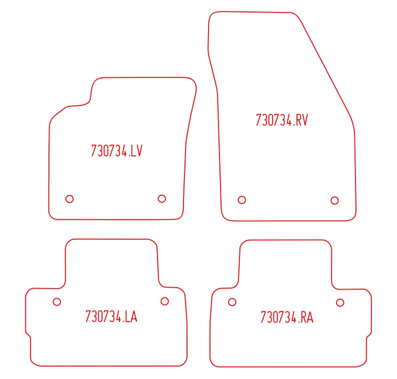 Automatten Volvo C30 (2006-2013)