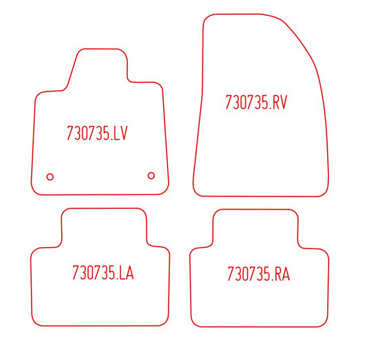 Automatten Volvo EX30 (2023-Heden)