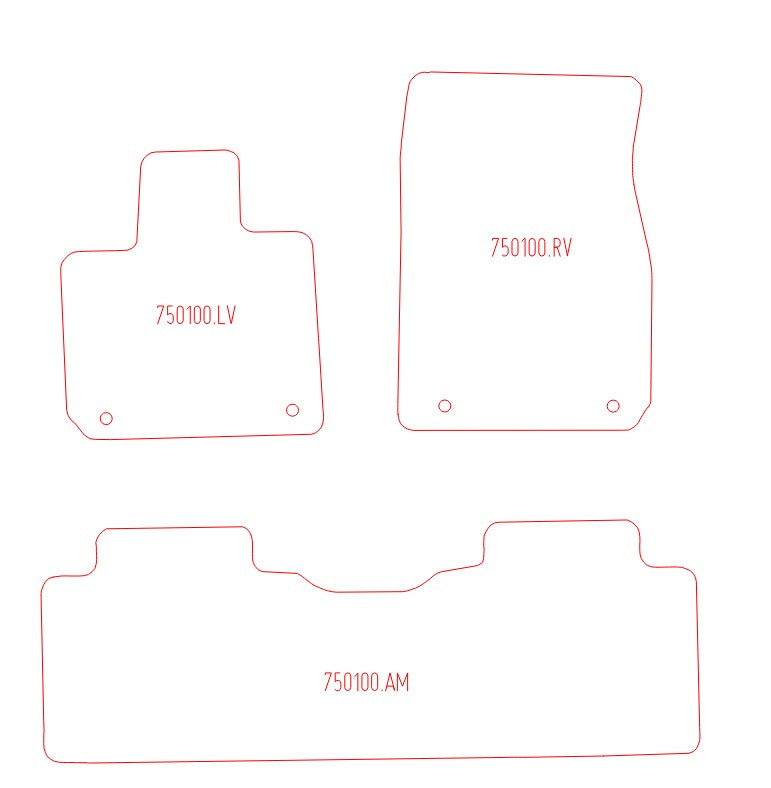 Automatten Xpeng G9 (2022-Heden)