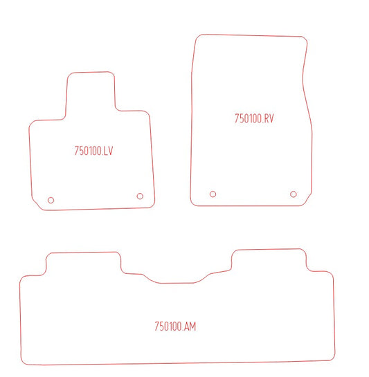Automatten Xpeng G9 (2022-Heden)