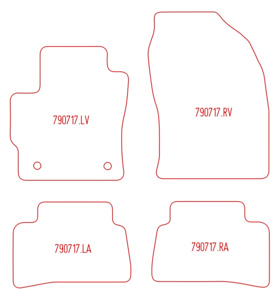 Automatten Toyota Corolla Cross (2022-Heden)