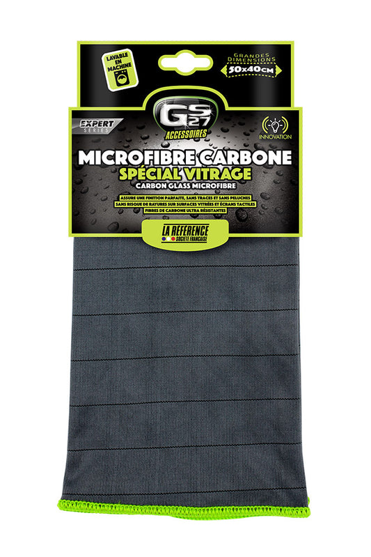 GS27 Ruit en spiegel reinigingsdoek Carbon Weave microfibre