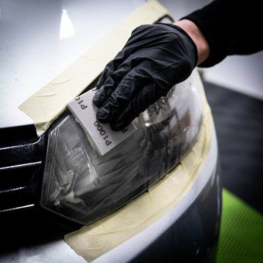 Koplamp restauratie kit GS27 - machinaal gebruik (inclusief opzetstuk schroef/boormachine) doe-het-zelf