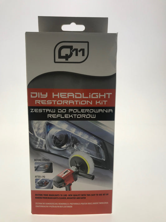 Koplamp restauratie kit - maak uw doffe koplampen weer helder (complete set alles inbegrepen)