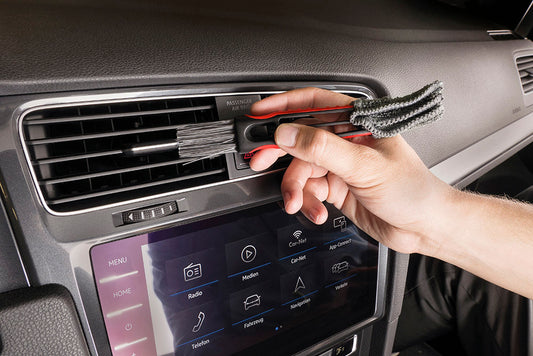 Borstel voor ventilatierooster en jaloezieën