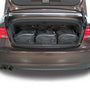 Reistassenset Audi A5 Cabriolet (8F7) 2009-2016 (Met de cabriokap open passen er 3 trolleytassen en 2 reistassen in de kofferruimte)